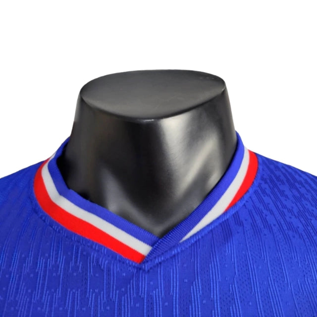 Camisa Manga Longa Seleção da França I (Home) 24/25 - Jogador Masculina - Azul - Manto Elegante
