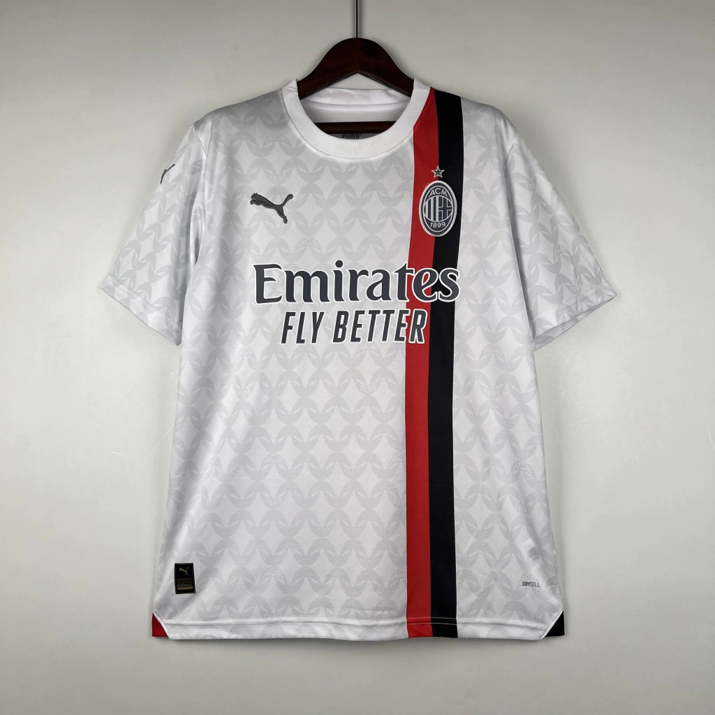 Camisa Milan II (Away) 23/24 - Torcedor Masculina - Branco - Manto Elegante