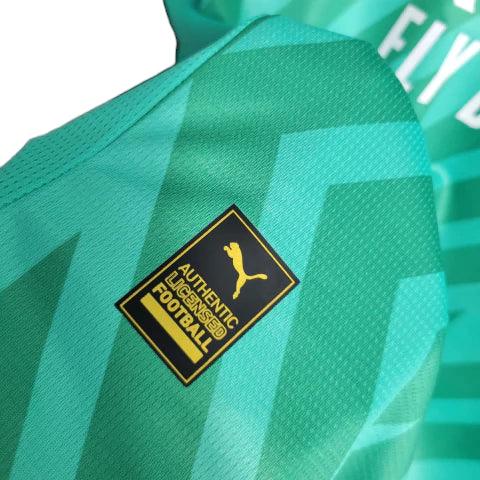 Camisa de Goleiro Milan 23/34 - Torcedor Masculina - Verde - Manto Elegante