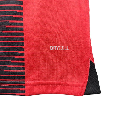 Camisa Milan I (Home) 23/24 - Jogador Masculina - Vermelho e Preto