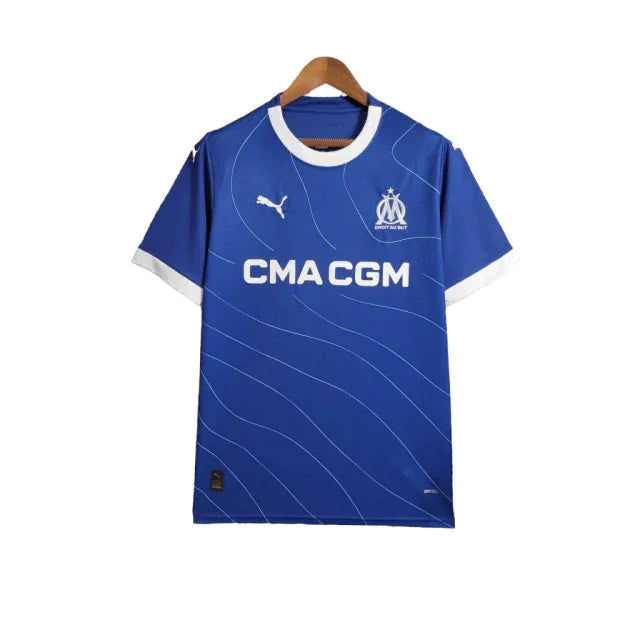Camisa Olympique Marseille II (Away) 23/24 - Torcedor Masculina - Azul - Manto Elegante