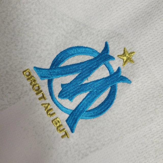 Camisa Olympique Marseille I (Home) 23/24 - Torcedor Masculina - Branco - Manto Elegante