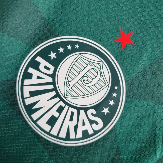 Camisa Manga Longa Palmeiras I 23/24 - Torcedor Masculina - Verde - Manto Elegante