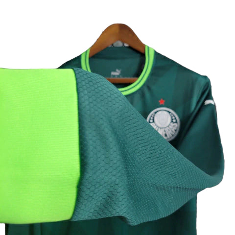 Camisa Manga Longa Palmeiras I 23/24 - Torcedor Masculina - Verde - Manto Elegante