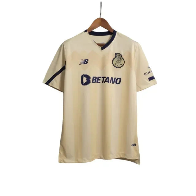 Camisa Porto II (Away) 23/24 - Torcedor Masculina - Bege - Manto Elegante