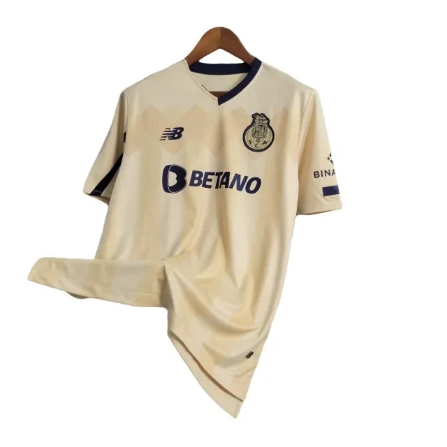 Camisa Porto II (Away) 23/24 - Torcedor Masculina - Bege - Manto Elegante