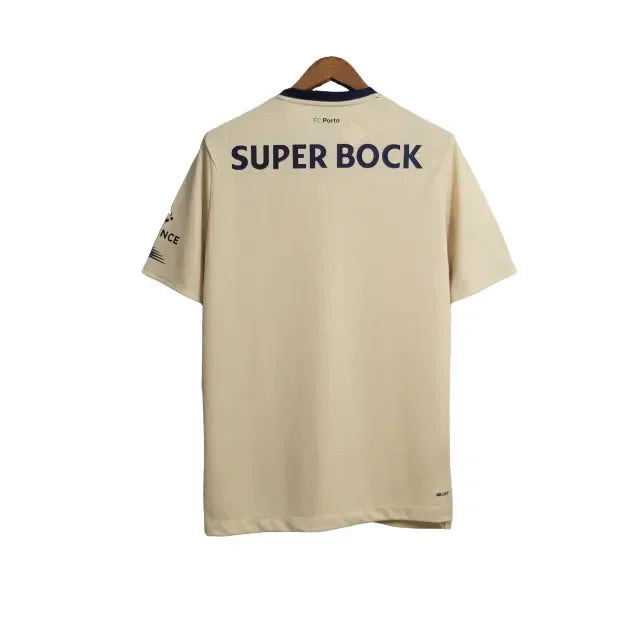 Camisa Porto II (Away) 23/24 - Torcedor Masculina - Bege - Manto Elegante