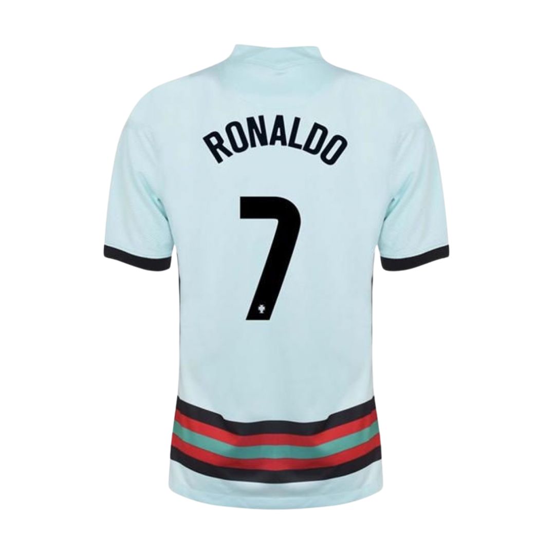 Camisa Retrô Portugal II Cristiano Ronaldo #7 2020 - Torcedor Masculina - Azul