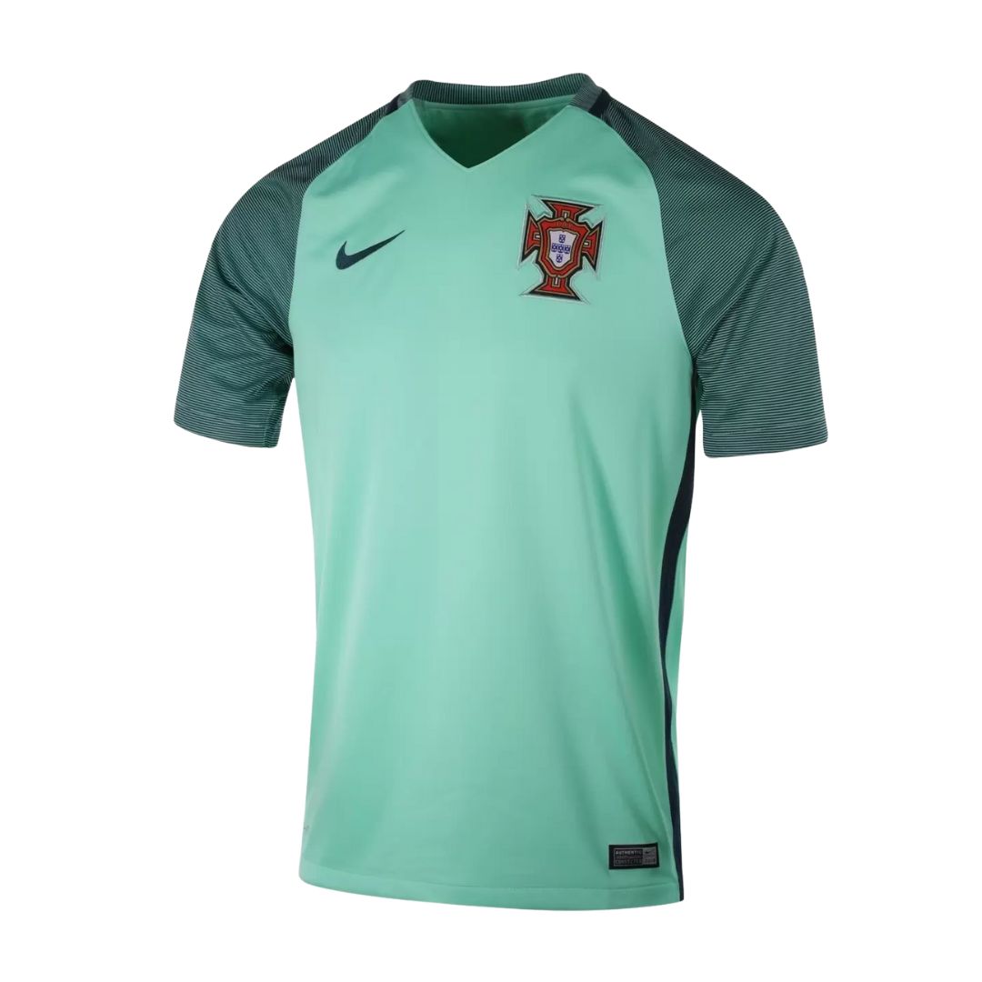 Camisa Retrô Portugal II Cristiano Ronaldo #7 2016 - Torcedor Masculina - Verde