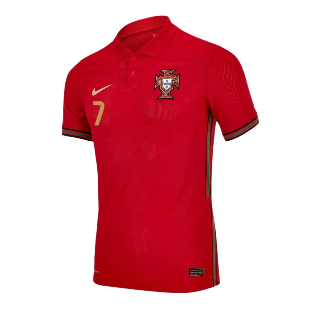 Camisa Retrô Portugal I Cristiano Ronaldo #7 2020 - Torcedor Masculina - Vermelho