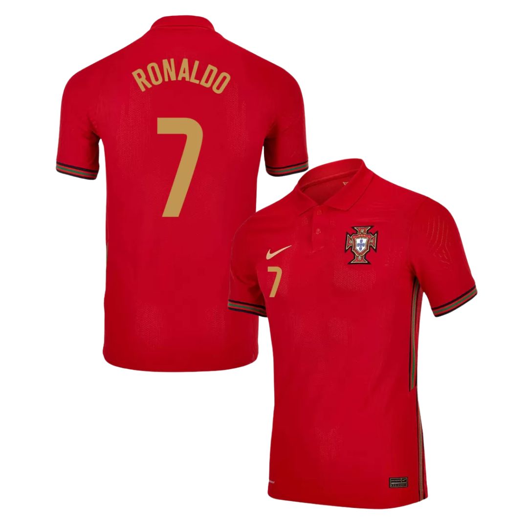 Camisa Retrô Portugal I Cristiano Ronaldo #7 2020 - Torcedor Masculina - Vermelho