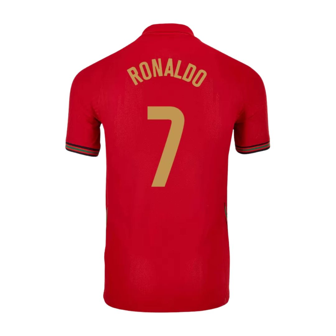 Camisa Retrô Portugal I Cristiano Ronaldo #7 2020 - Torcedor Masculina - Vermelho