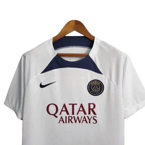 Camisa de Treino PSG 23/24 - Torcedor Masculina - Branco - Manto Elegante