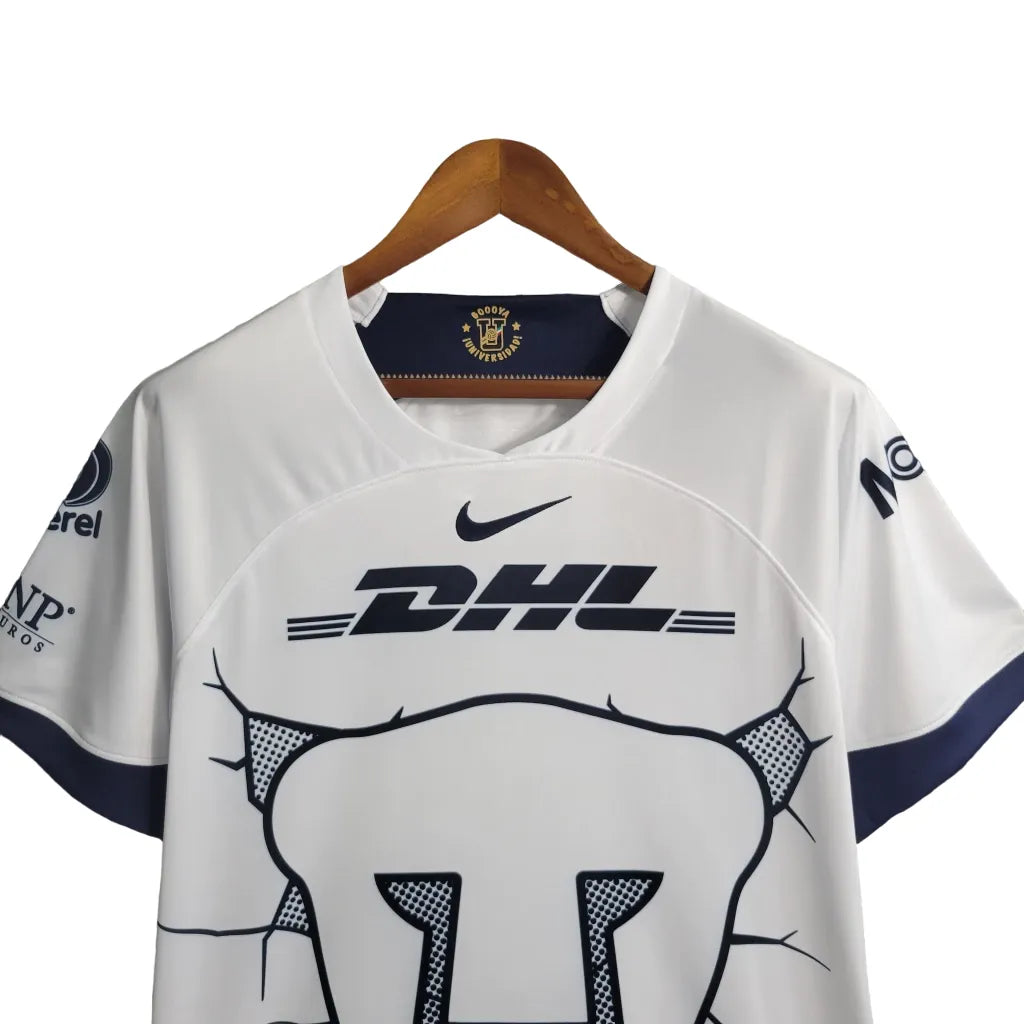 Camisa Pumas do México I (Home) 23/24 - Torcedor Masculina - Branco - Manto Elegante
