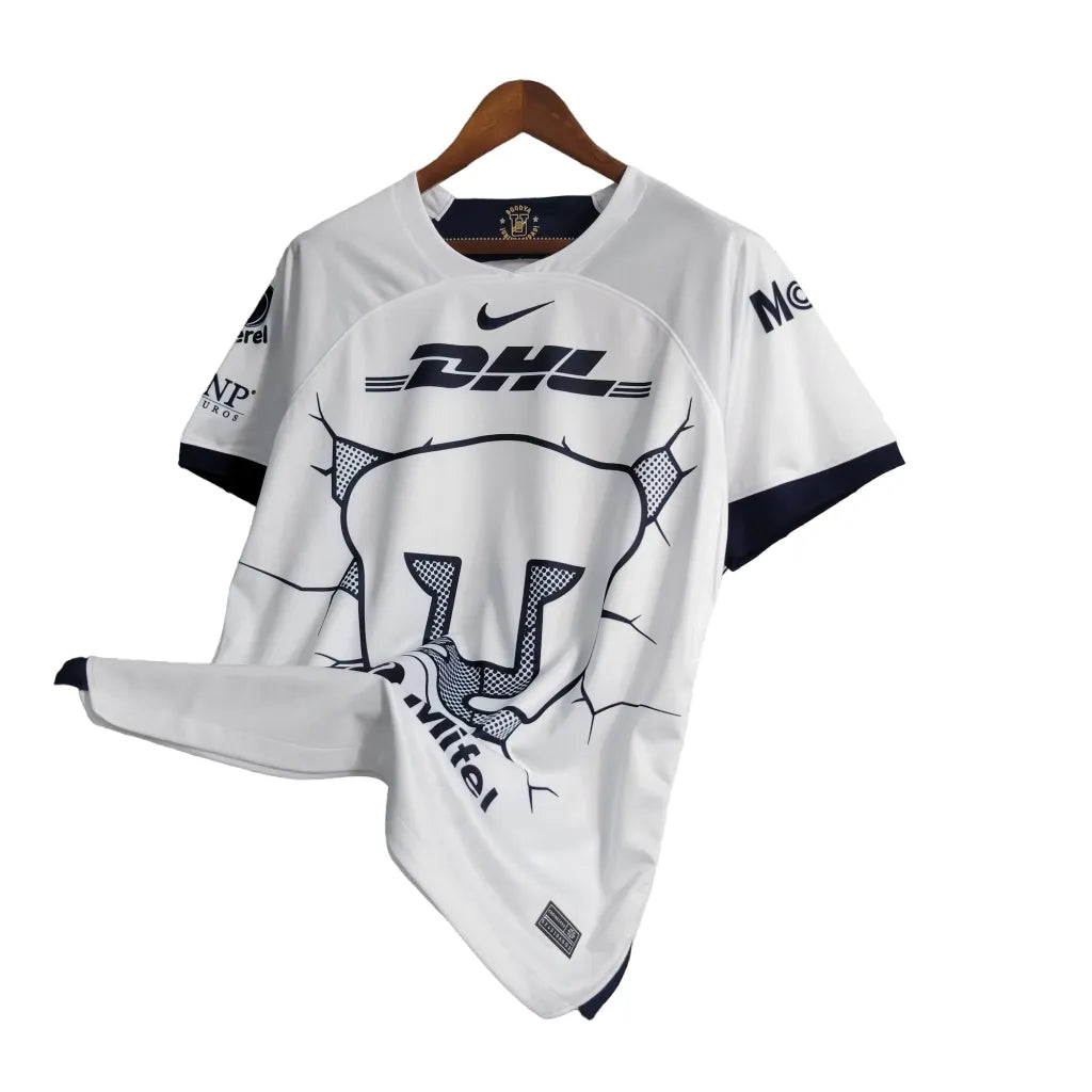 Camisa Pumas do México I (Home) 23/24 - Torcedor Masculina - Branco - Manto Elegante