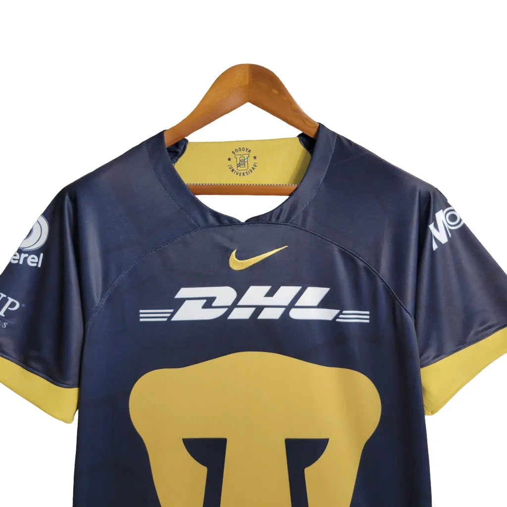 Camisa Pumas do México II (Away) 23/24 - Torcedor Masculina - Azul - Manto Elegante