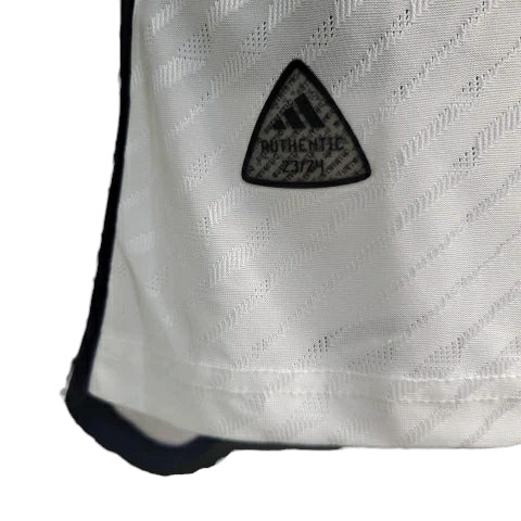 Camisa Manga Longa Real Madrid I (Home) 23/24 - Jogador Masculina - Branco - Manto Elegante