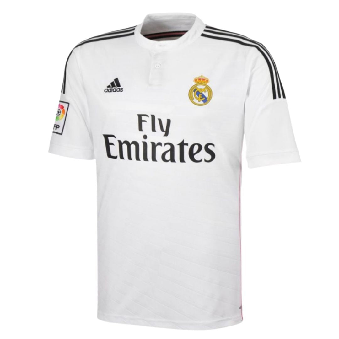 Camisa Retrô Real Madrid I Cristiano Ronaldo #7 2014 - Torcedor Masculina - Branco