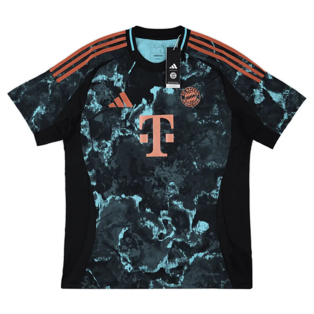 Camisa Bayern de Munique II (Away) 24/25 - Torcedor Masculina - Preto e Azul