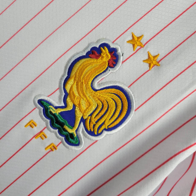 Camisa Seleção da França II (Away) 24/25 - Torcedor Feminina - Branco