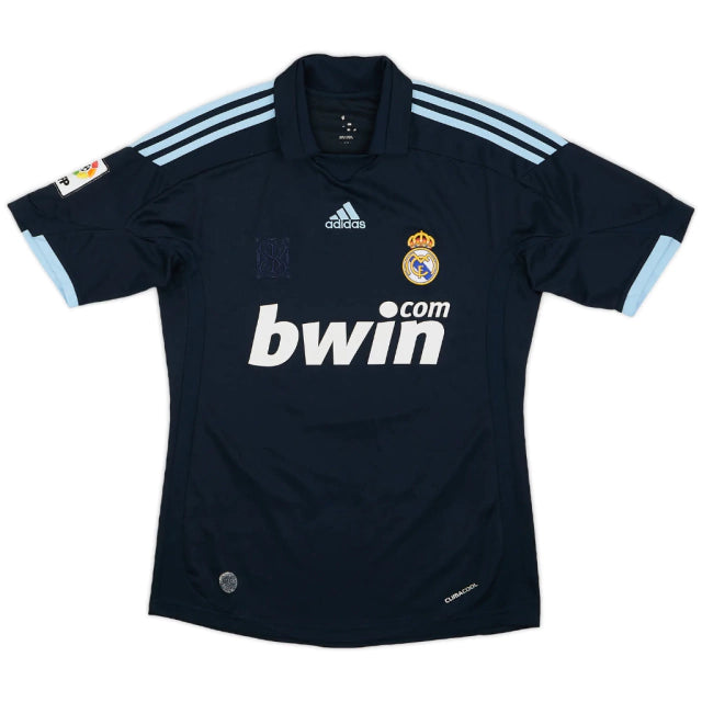 Camisa Retrô Real Madrid II Cristiano Ronaldo #9 2009 - Torcedor Masculina - Preto
