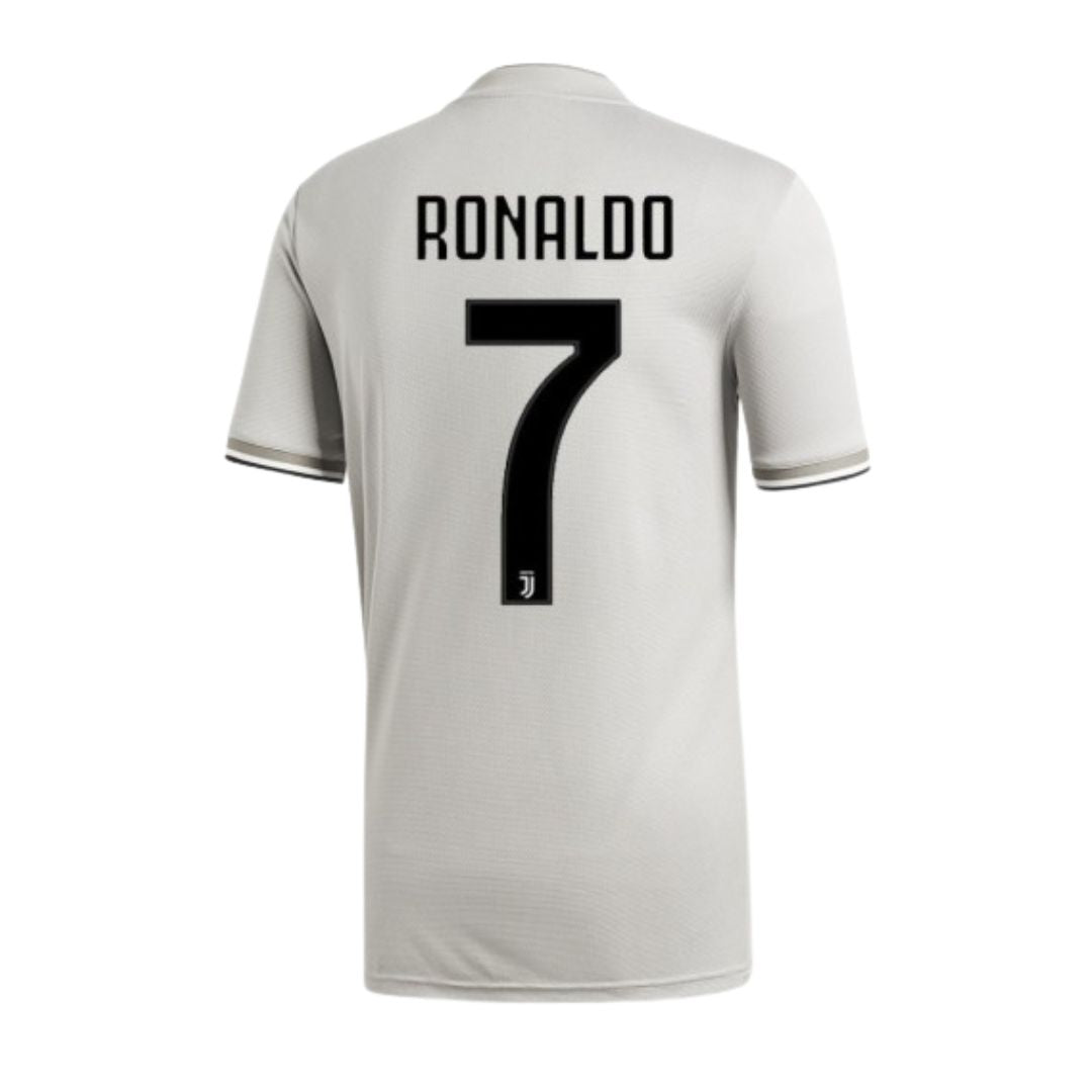Camisa Retrô Juventus II Cristiano Ronaldo #7 2018 - Torcedor Masculina - Bege