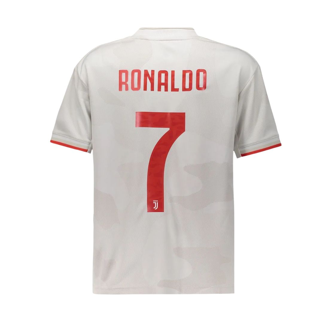 Camisa Retrô Juventus II Cristiano Ronaldo #7 2019 - Torcedor Masculina - Bege