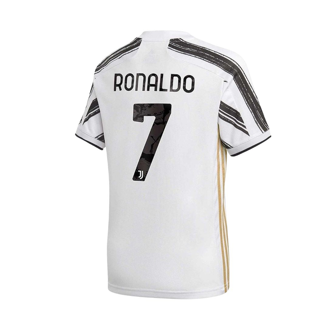 Camisa Retrô Juventus I Cristiano Ronaldo #7 2020 - Torcedor Masculina - Preto e Branco
