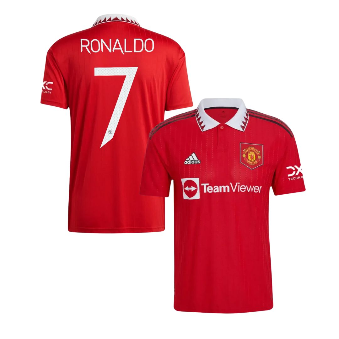 Camisa Manchester United I Cristiano Ronaldo #7 2022 - Torcedor Masculina - Vermelho