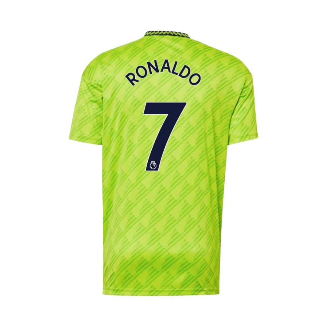 Camisa Manchester United III Cristiano Ronaldo #7 2022 - Torcedor Masculina - Verde