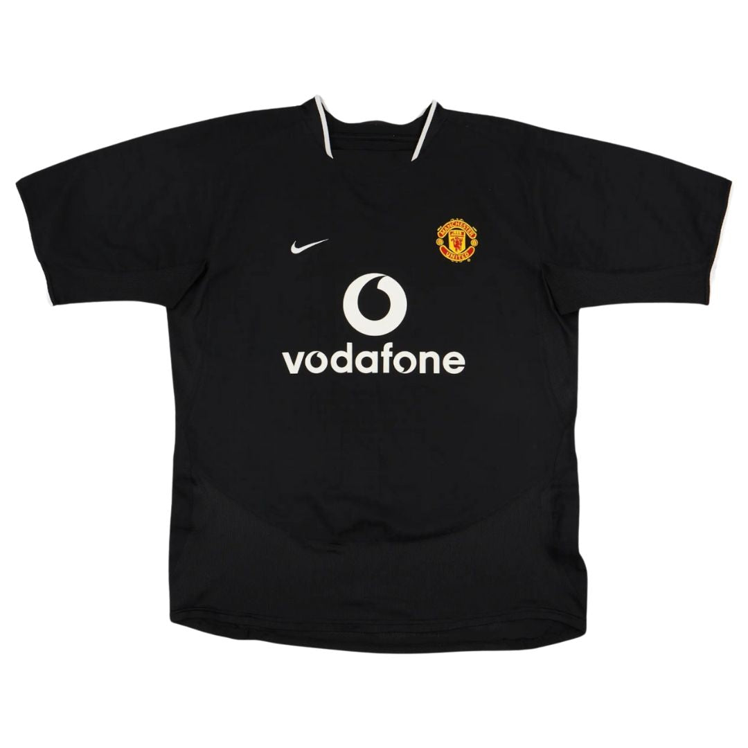 Camisa Retrô Manchester United II Cristiano Ronaldo #7 2003 - Torcedor Masculina - Preto