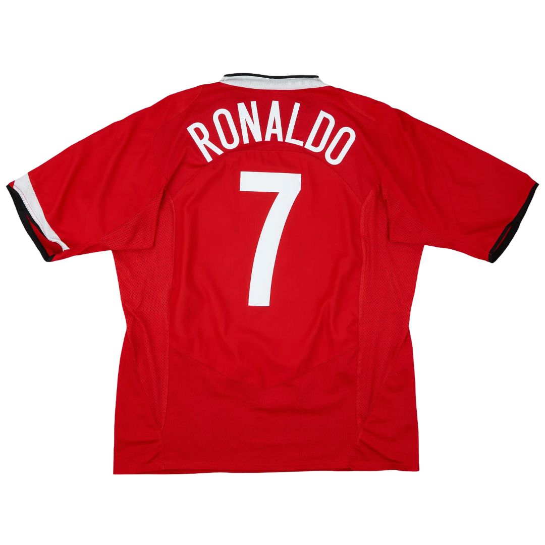 Camisa Retrô Manchester United I Cristiano Ronaldo #7 2004 - Torcedor Masculina - Vermelho