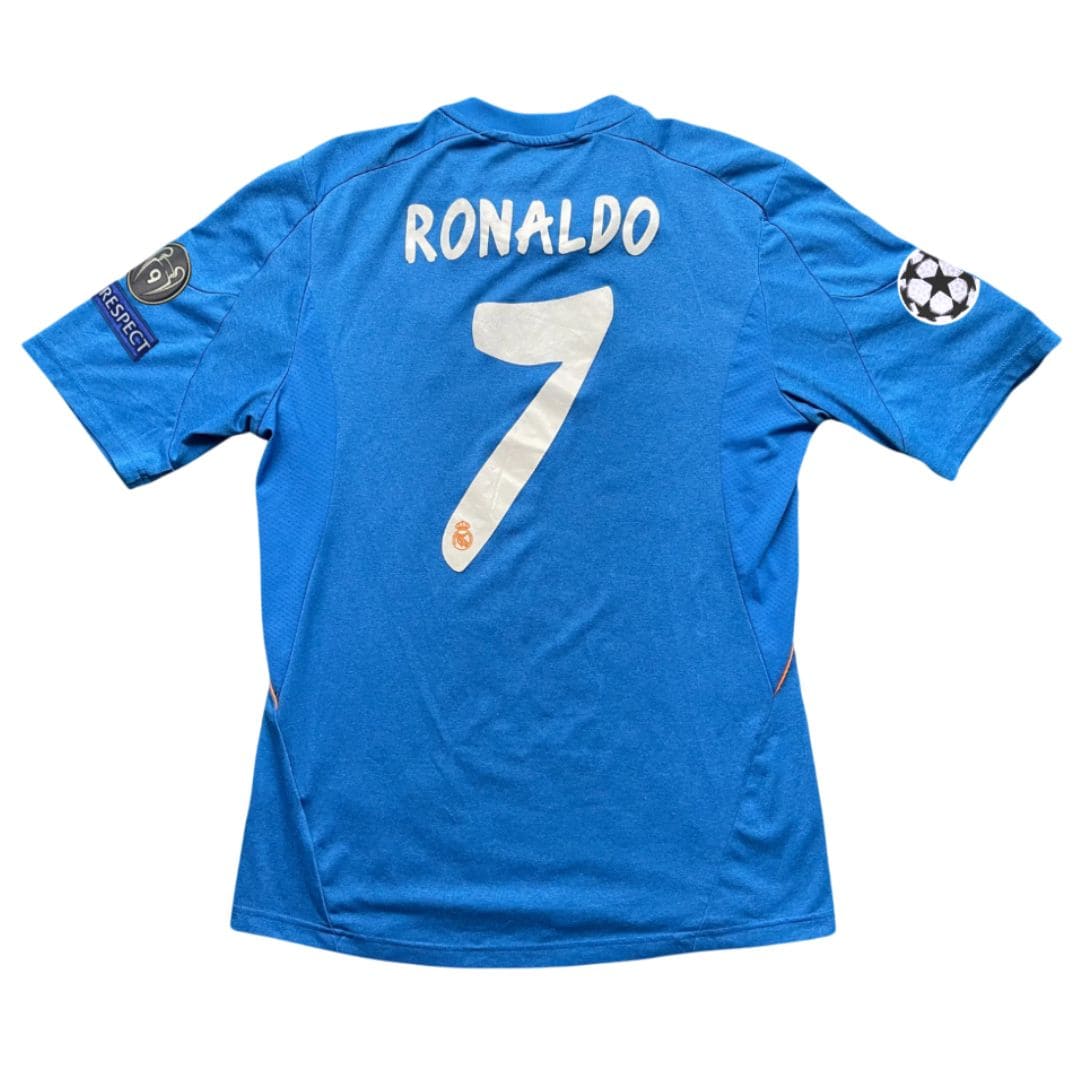Camisa Retrô Real Madrid II Cristiano Ronaldo #7 2013 - Torcedor Masculina - Azul
