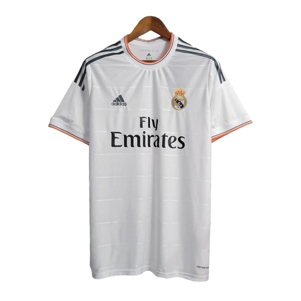 Camisa Retrô Real Madrid I Cristiano Ronaldo #7 2013 - Torcedor Masculina - Branco