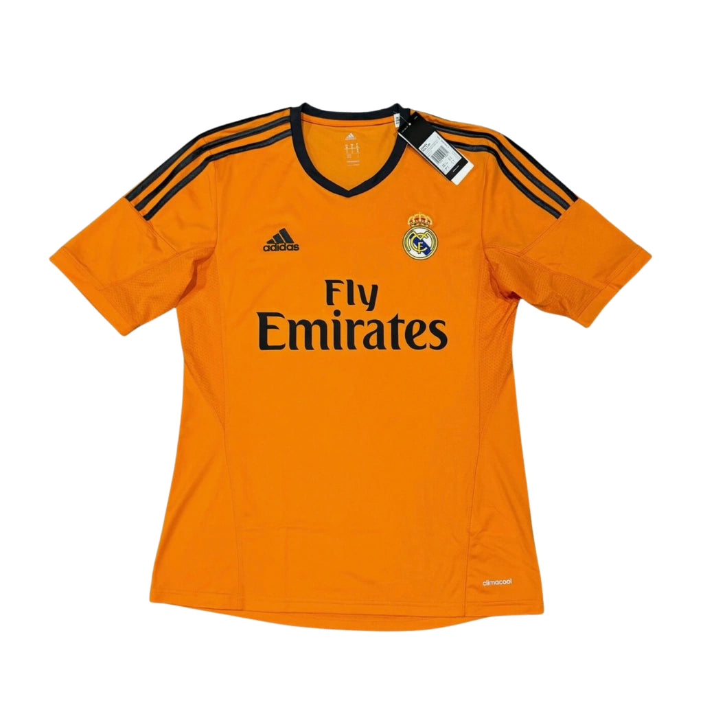 Camisa Retrô Real Madrid III Cristiano Ronaldo #7 2013 - Torcedor Masculina - Laranja