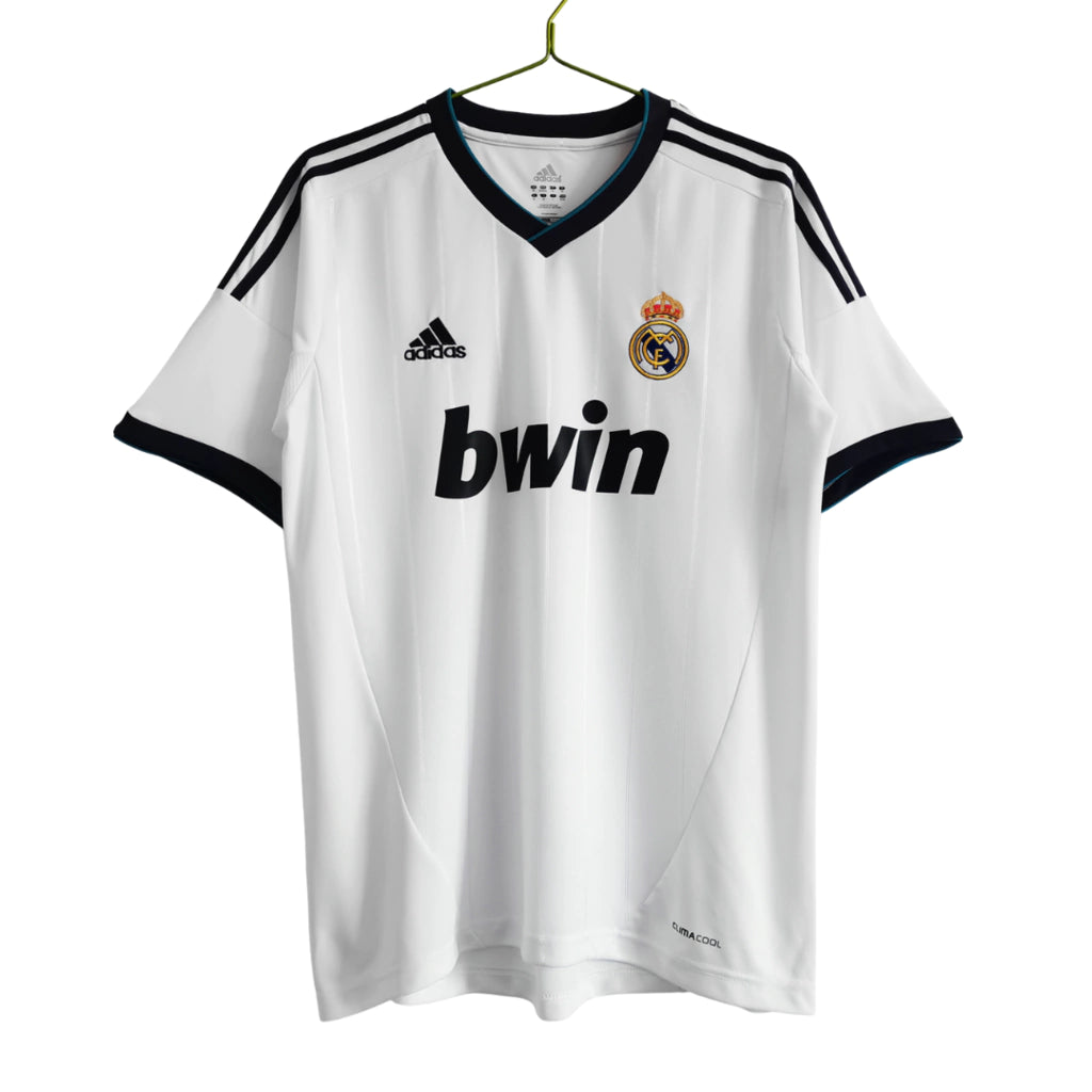 Camisa Retrô Real Madrid I Cristiano Ronaldo #7 2012 - Torcedor Masculina - Branco