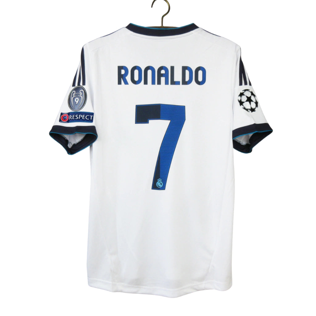 Camisa Retrô Real Madrid I Cristiano Ronaldo #7 2012 - Torcedor Masculina - Branco