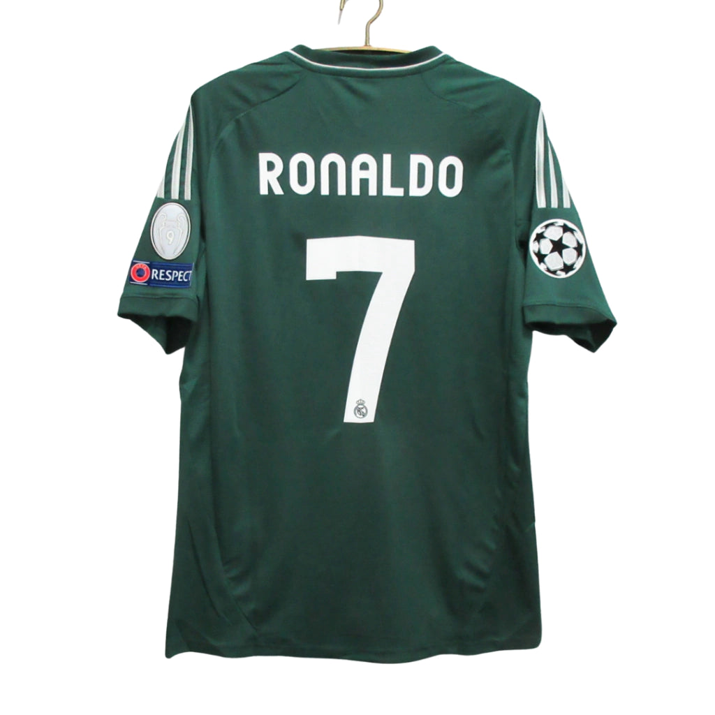 Camisa Retrô Real Madrid III Cristiano Ronaldo #7 2012 - Torcedor Masculina - Verde