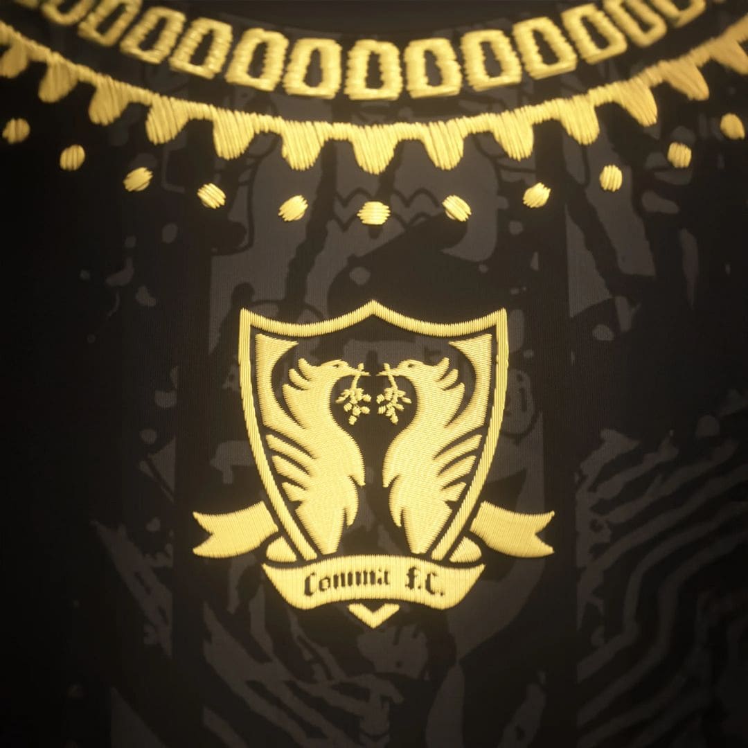 Camisa "Egyptian King" 25/26 - Salah #11 - Edição Especial - Torcedor Masculina - Preto e Dourado