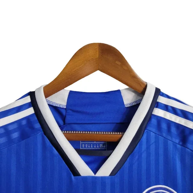 Camisa Schalke 04 I (Home) 23/24 - Torcedor Masculina - Azul - Manto Elegante