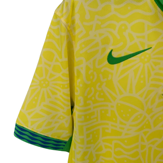 Camisa Seleção do Brasil I (Home) 24/25 - Torcedor Masculina - Amarelo - Manto Elegante