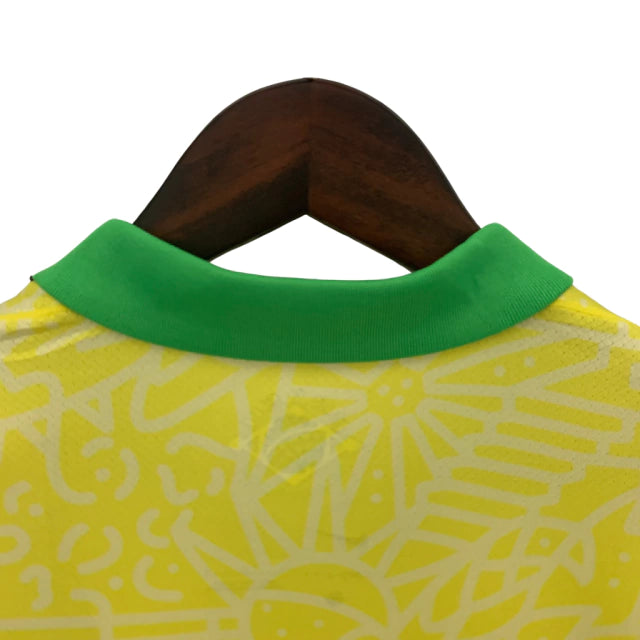 Camisa Seleção do Brasil I (Home) 24/25 - Torcedor Masculina - Amarelo - Manto Elegante