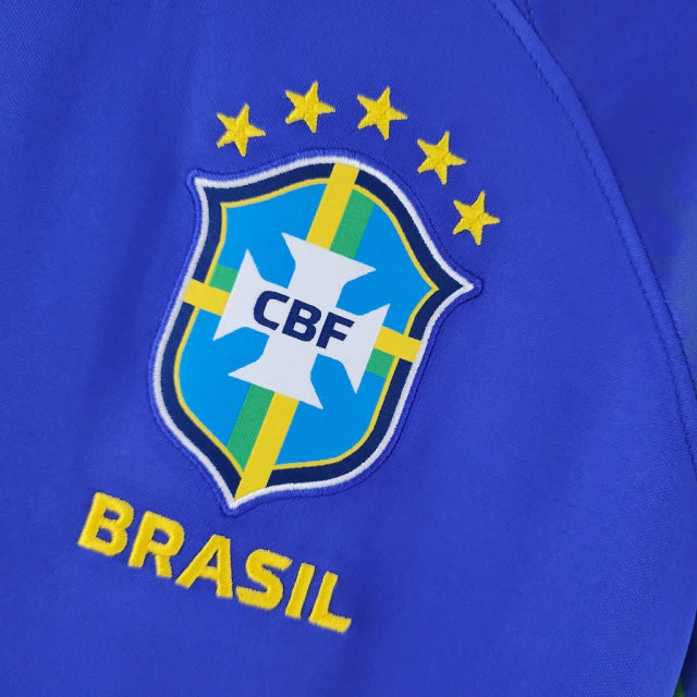Camisa do Brasil II (Away) 2022 - Torcedor Masculina - Azul - Manto Elegante