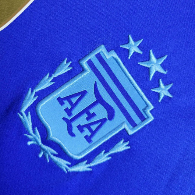Camisa Seleção da Argentina II (Away) 24/25 - Torcedor Masculina - Azul - Manto Elegante