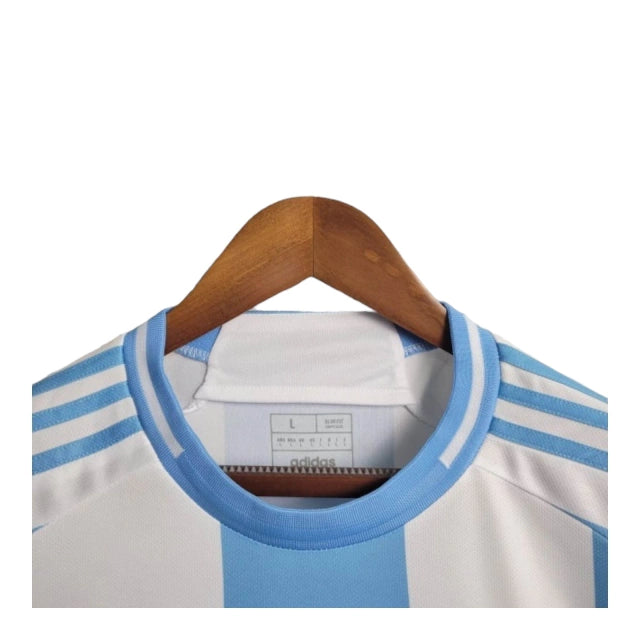 Camisa Seleção da Argentina I (Home) 24/25 - Torcedor Masculina - Branco e Azul - Manto Elegante