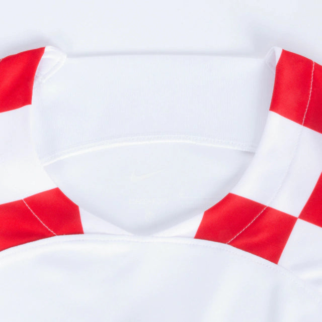 Camisa Seleção da Croácia I (Home) 2022 - Torcedor Masculina - Branco e Vermelho - Manto Elegante