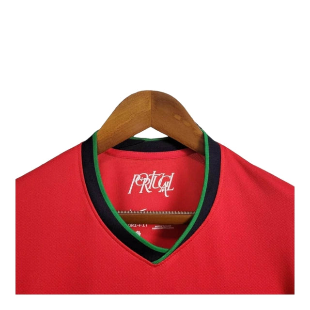 Camisa Seleção de Portugal I (Home) 24/25 - Torcedor Masculina - Vermelho - Manto Elegante