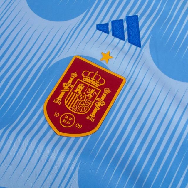 Camisa Seleção da Espanha II (Away) 2022 - Torcedor Masculina - Azul - Manto Elegante