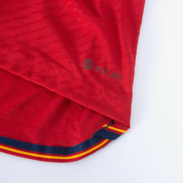 Camisa Seleção da Espanha I (Home) 2022 - Torcedor Masculina - Vermelho - Manto Elegante