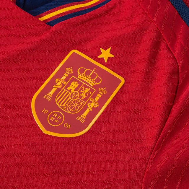 Camisa Seleção da Espanha I (Home) 2022 - Torcedor Masculina - Vermelho - Manto Elegante